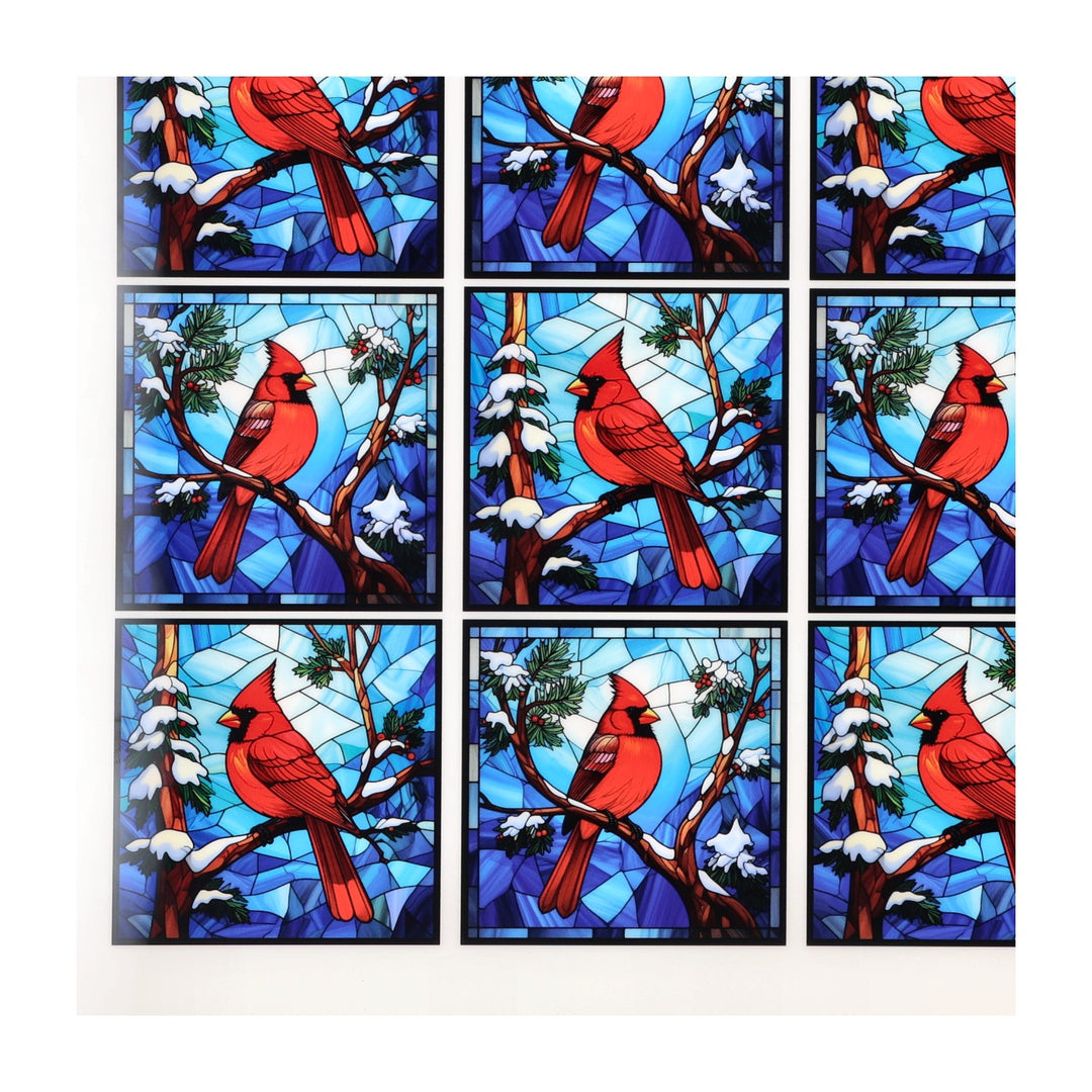 PatternPly® Full Coverage Christmas Cardinal Small