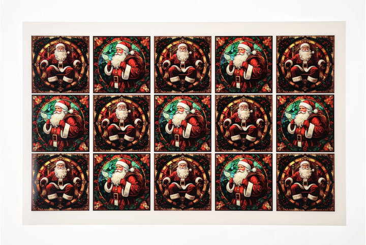 PatternPly® Full Coverage Classic Santas Small