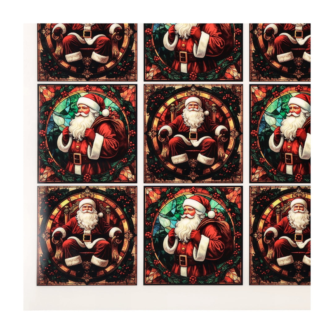 PatternPly® Full Coverage Classic Santas Small