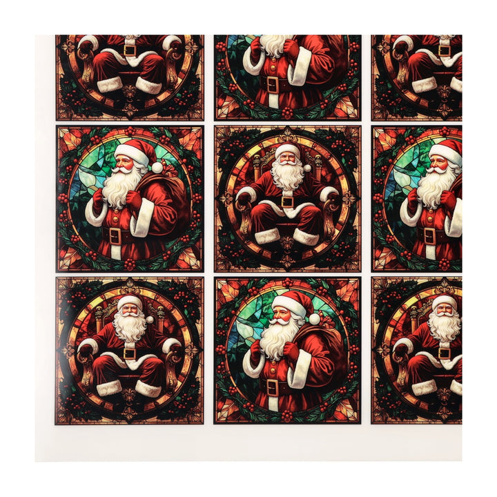 PatternPly® Full Coverage Classic Santas Small