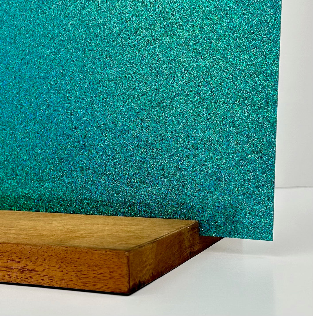 1/8" Teal Glitter Acrylic (per sheet)