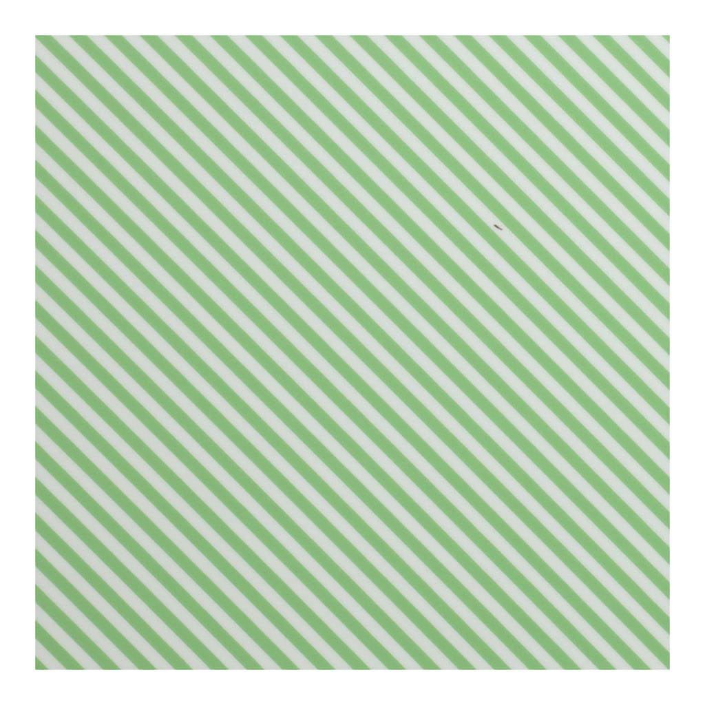 PatternPly® Full Coverage Pastel Green Diagonal Stripes sheet showing the pattern