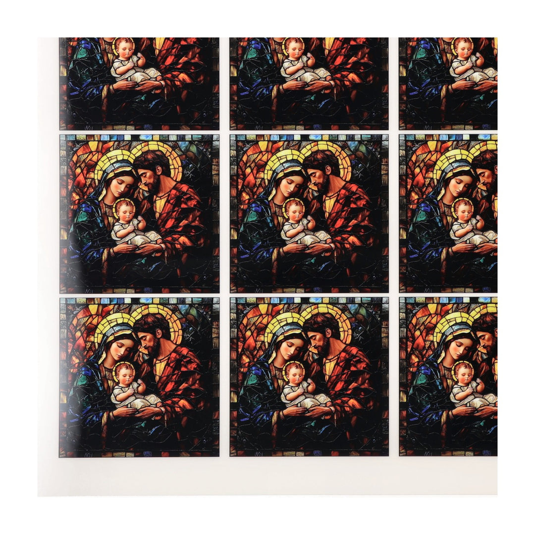PatternPly® Full Coverage Holy Family Stained Glass Small