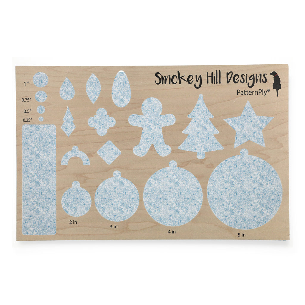 PatternPly® Full Coverage Blue Haze Peaceful Garden product photo 3