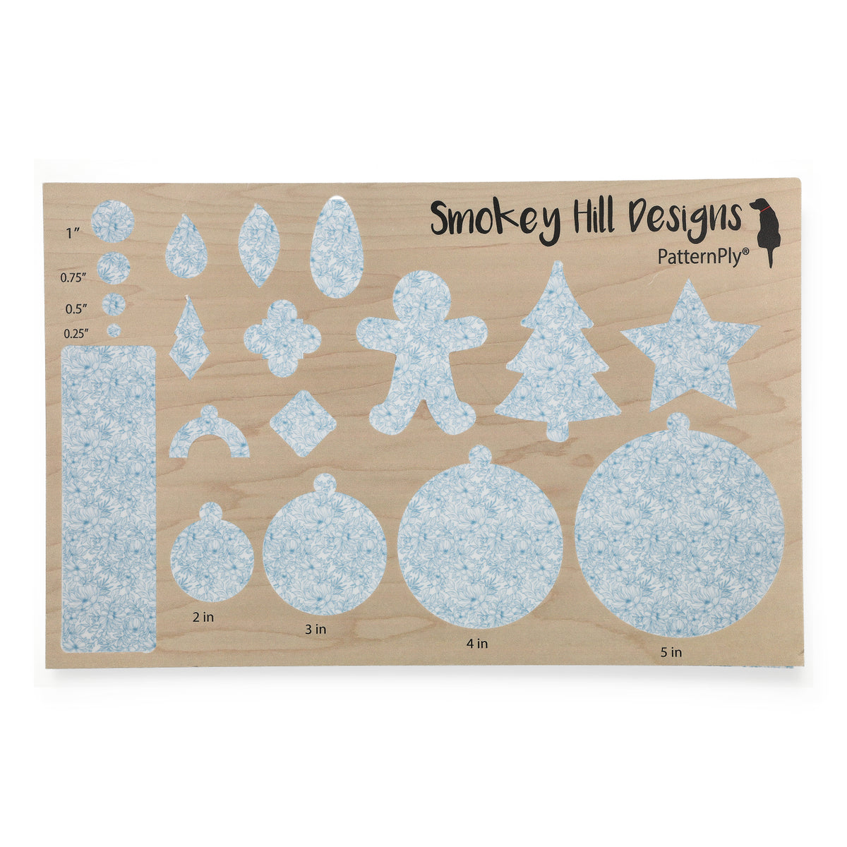 PatternPly® Full Coverage Blue Haze Peaceful Garden product photo 3