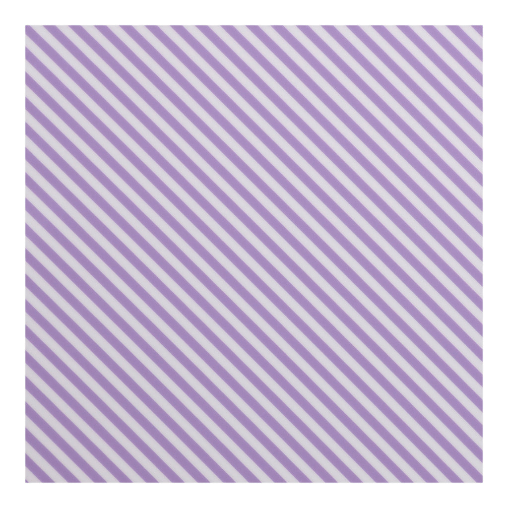 PatternPly® Full Coverage Pastel Purple Diagonal Stripes sheet showing the pattern