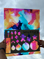 PatternPly® 19x24" Transparent Bright Flow XL Scale product photo 2