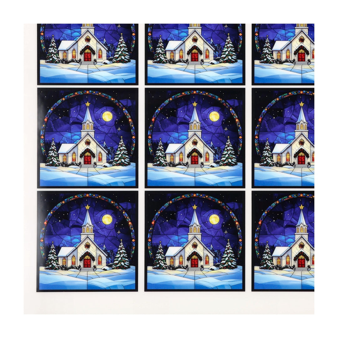 PatternPly® Full Coverage Christmas Church Small