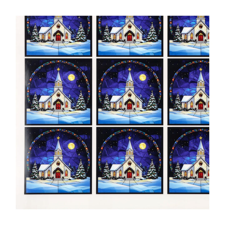 PatternPly® Full Coverage Christmas Church Small