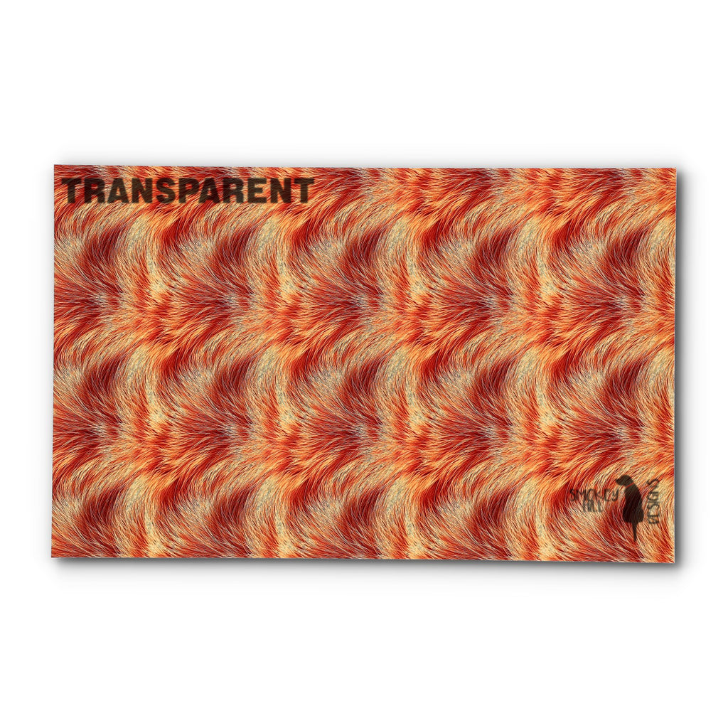 PatternPly® Transparent Fox Fur sheet showing the pattern