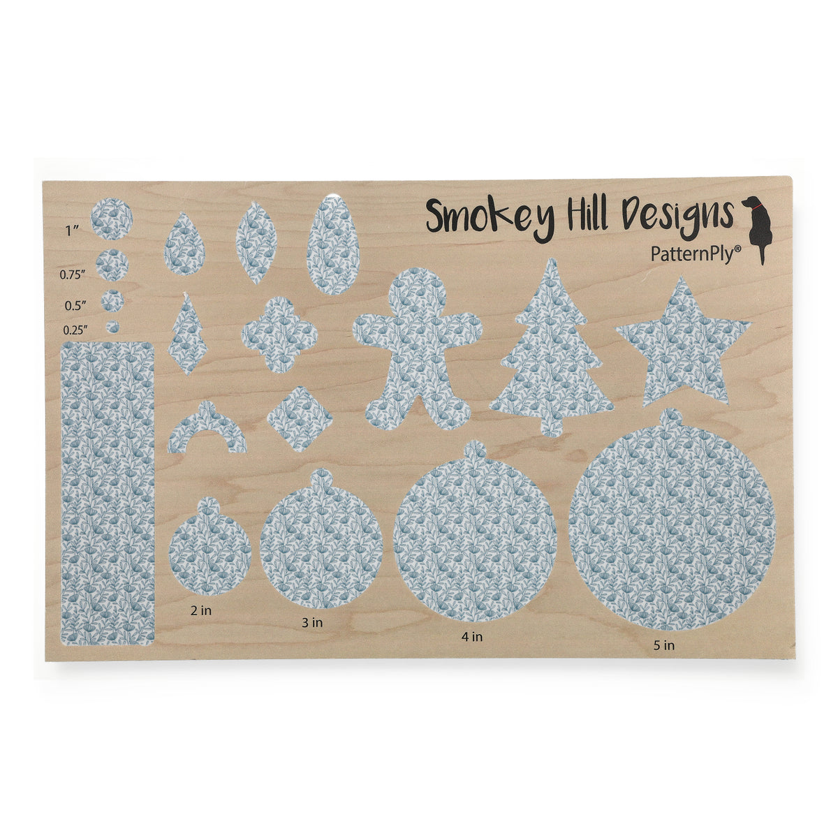 PatternPly® Full Coverage Blue Haze Dainty Garden product photo 3