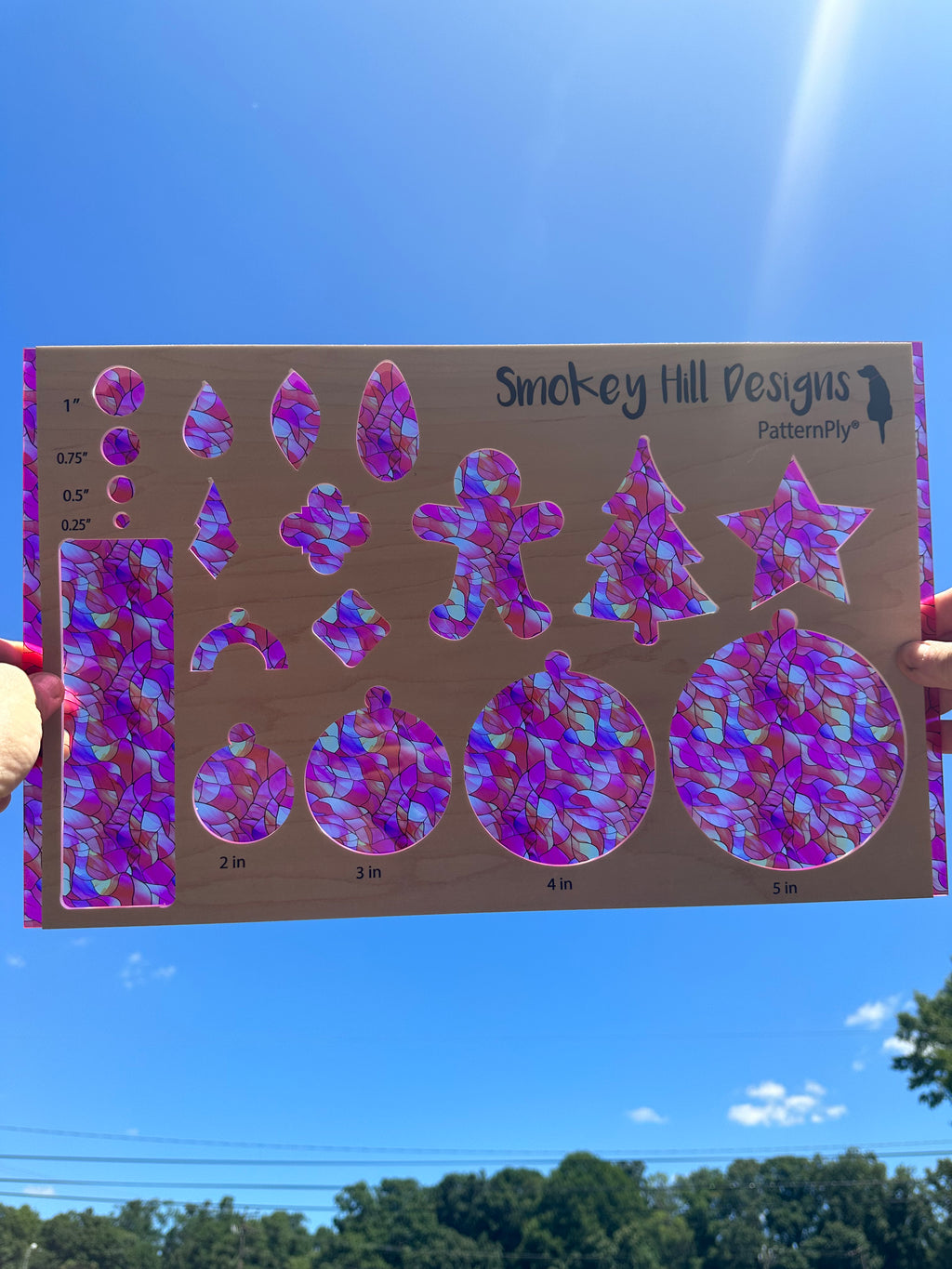 PatternPly® Transparent Sunset Colors Stained Glass product photo 2