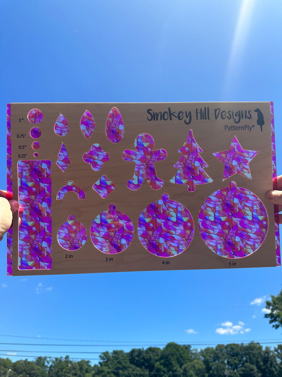 PatternPly® Transparent Sunset Colors Stained Glass product photo 2