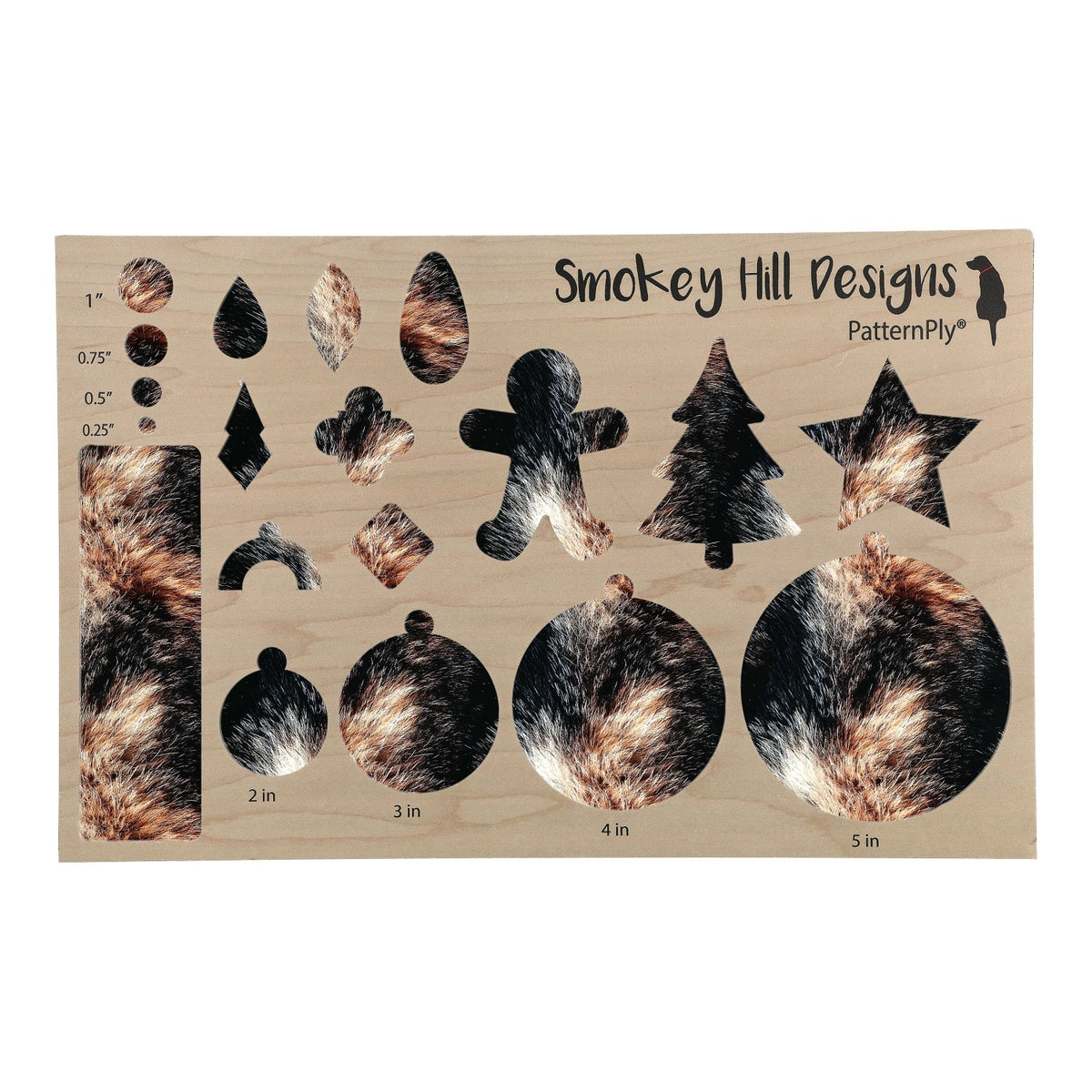 PatternPly® Transparent Brown and Black Fur product photo 2