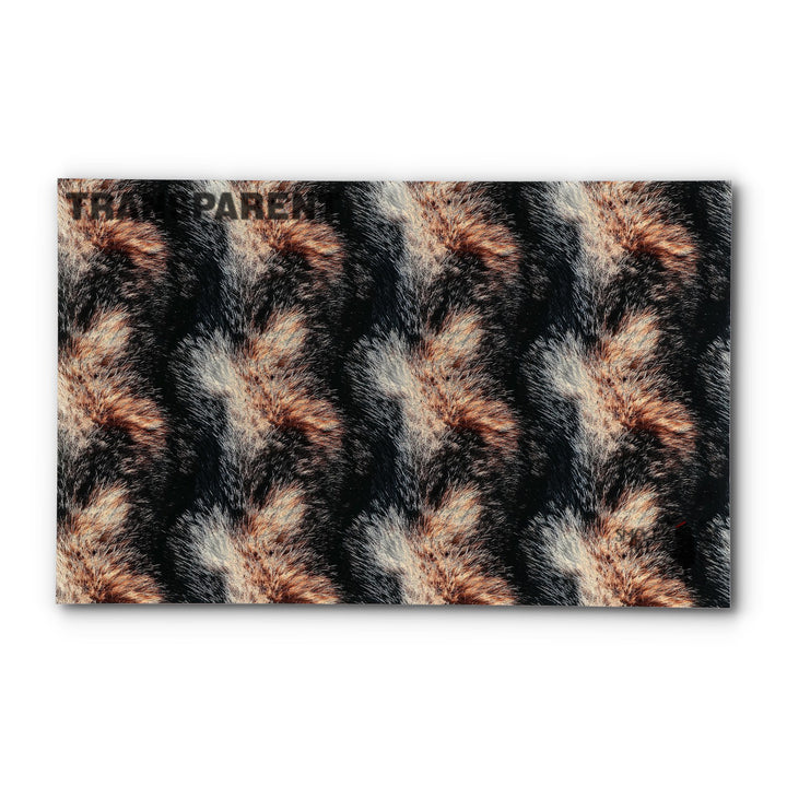 PatternPly® Transparent Brown and Black Fur