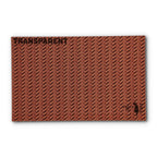 PatternPly® Transparent Cable Knit Orange sheet showing the pattern
