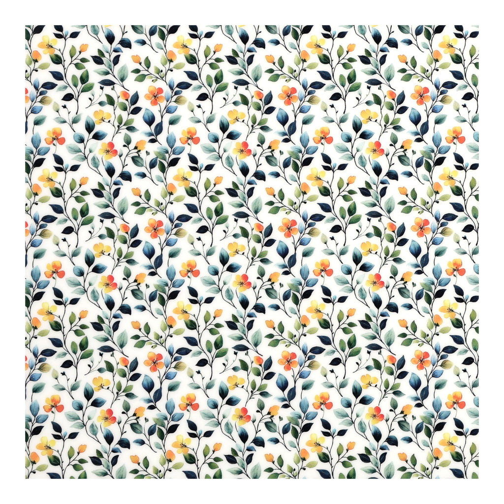 PatternPly® Full Coverage Yellow Vine sheet showing the pattern