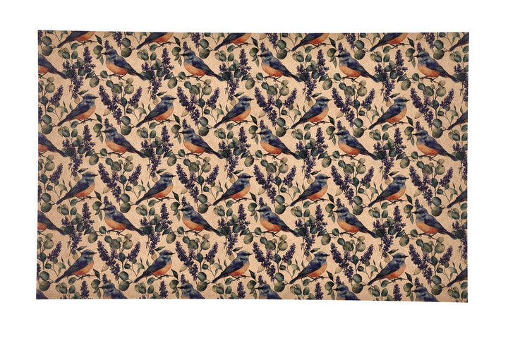 PatternPly® Naturals Bluebirds and Flowers