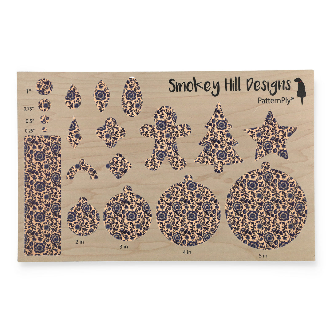 PatternPly® Naturals Blue Vine Florals