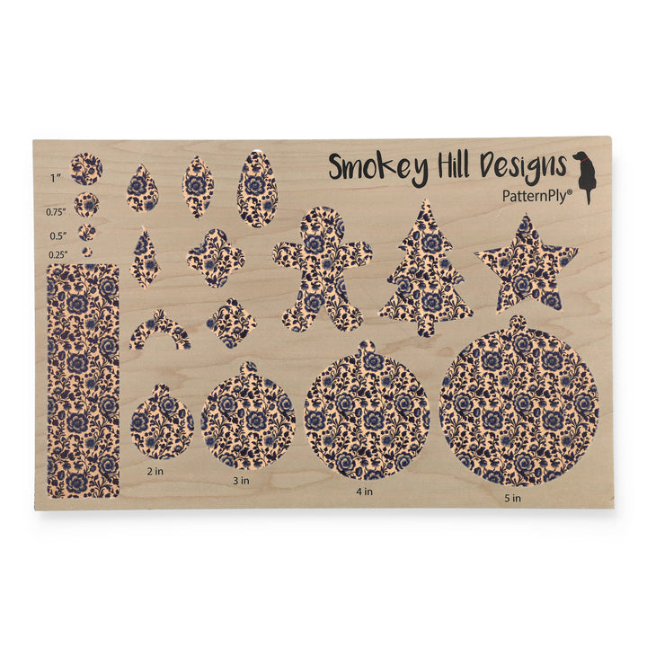 PatternPly® Naturals Blue Vine Florals
