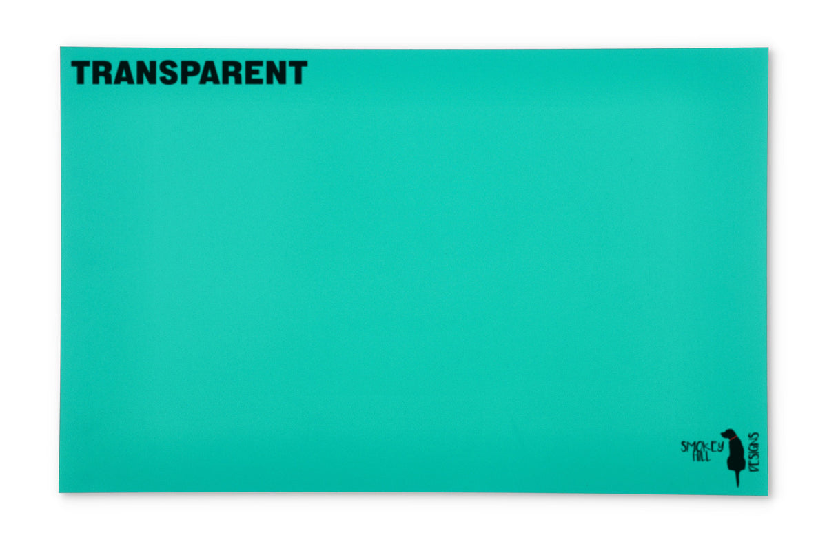 PatternPly® Transparent Solid Teal sheet showing the pattern