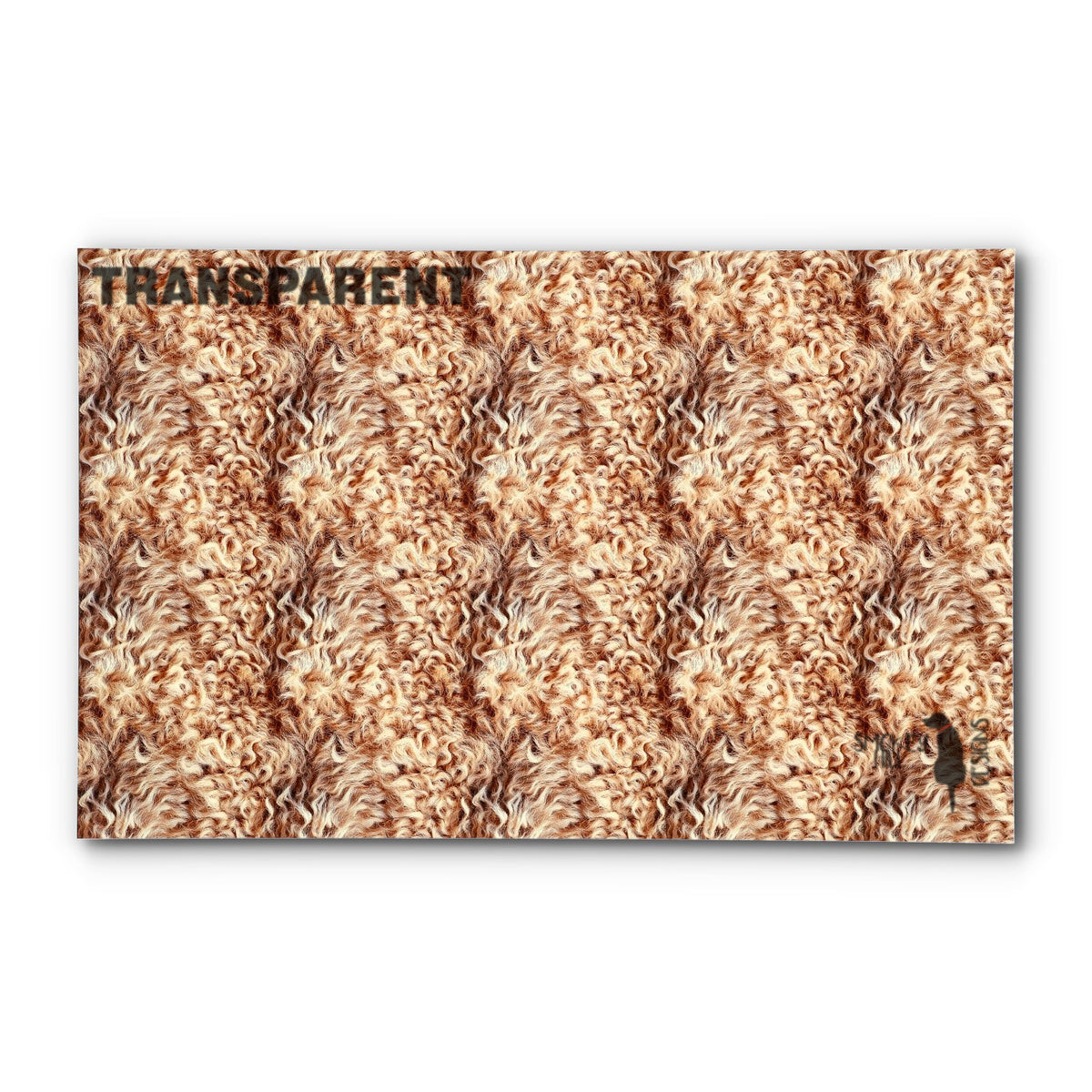 PatternPly® Transparent Golden Doodle sheet showing the pattern