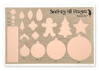 PatternPly® Full Coverage Pastel Orange Chevron product photo 3