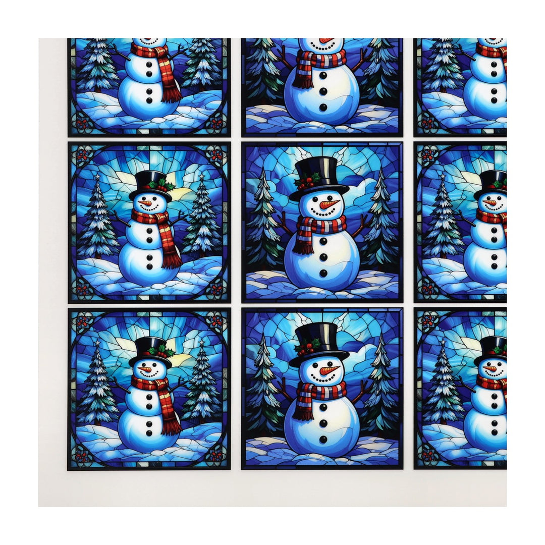 PatternPly® Full Coverage Jolly Snowmen Small