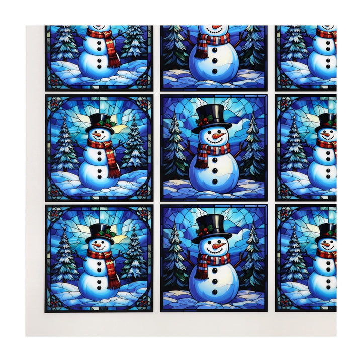 PatternPly® Full Coverage Jolly Snowmen Small