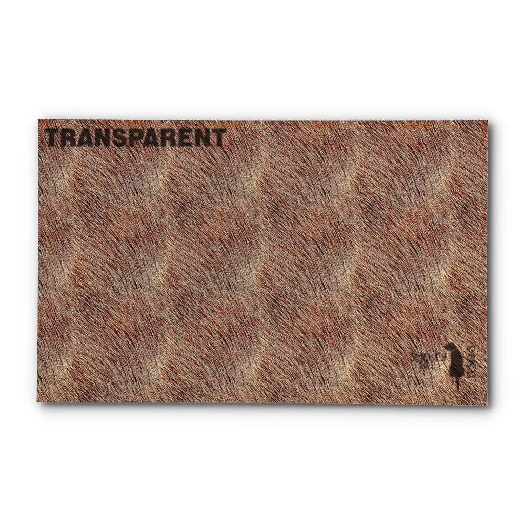 PatternPly® Transparent Grizzly Fur sheet showing the pattern