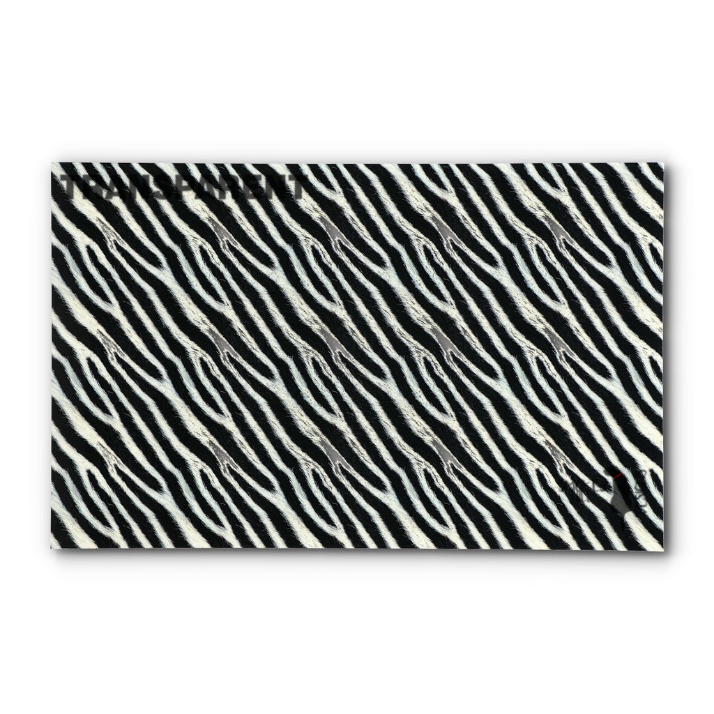 PatternPly® Transparent Realistic Zebra sheet showing the pattern