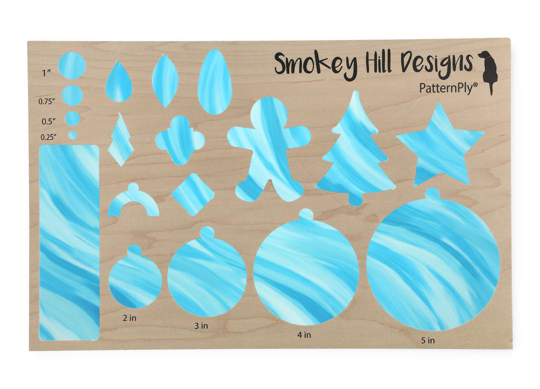 PatternPly® Full Coverage Pastel Blue Brushstrokes