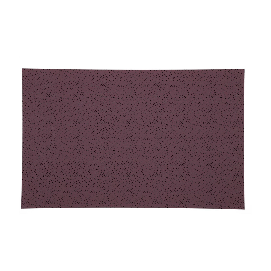 PatternPly® Full Coverage Hushed Mauve Black Dots