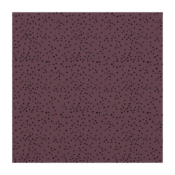 PatternPly® Full Coverage Hushed Mauve Black Dots