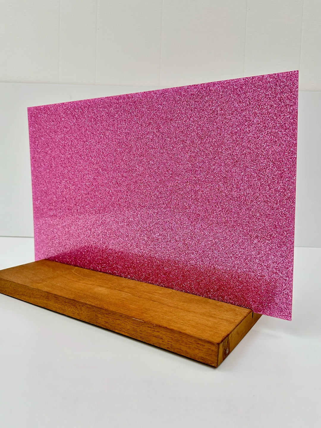 1/8" Pink Glitter Acrylic (per sheet)