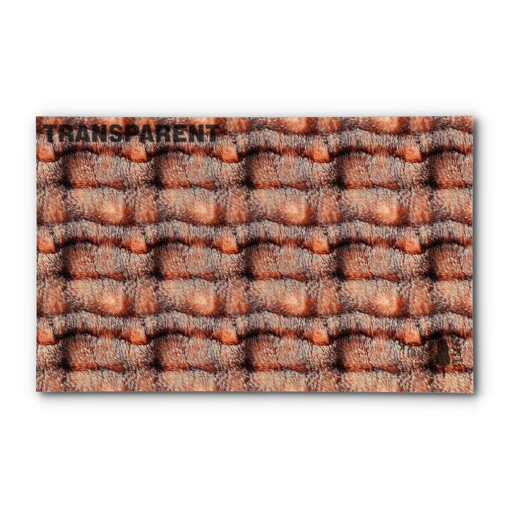 PatternPly® Transparent Mink sheet showing the pattern