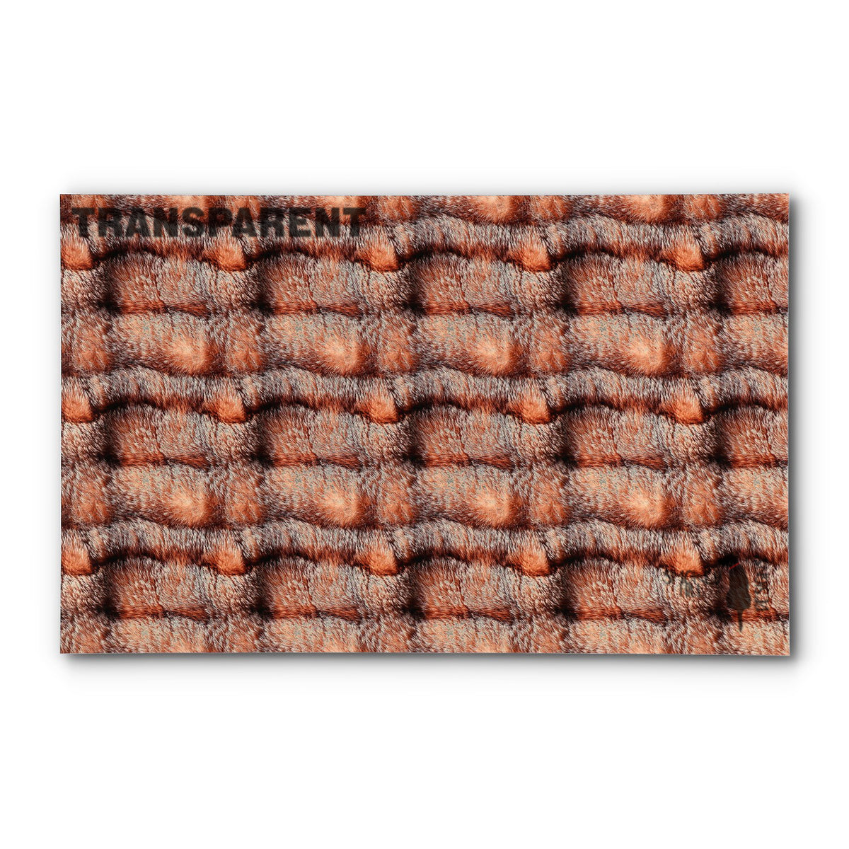PatternPly® Transparent Mink sheet showing the pattern