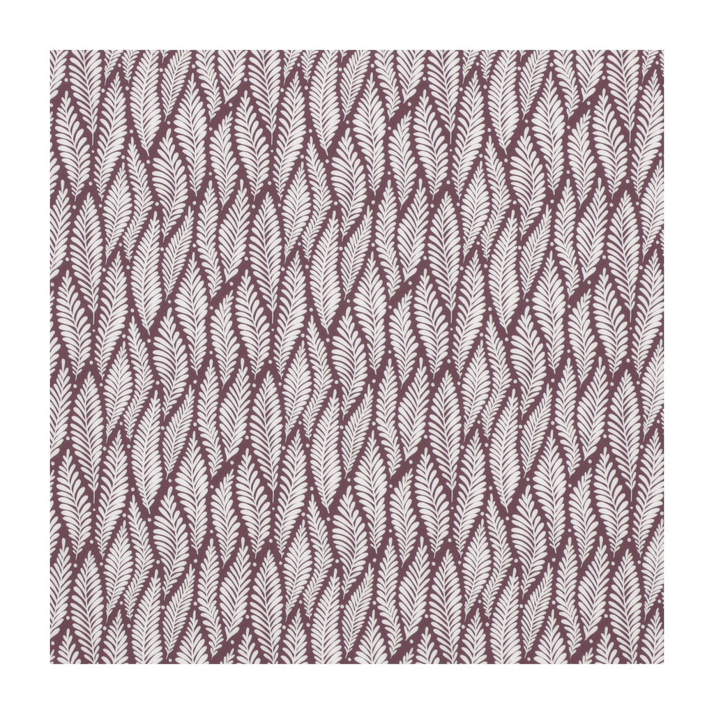 PatternPly® Full Coverage Hushed Mauve Drifting Ferns sheet showing the pattern