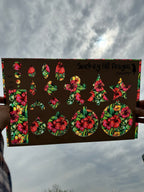 PatternPly® Transparent Stained Glass Tropical Red Hibiscus product photo 2