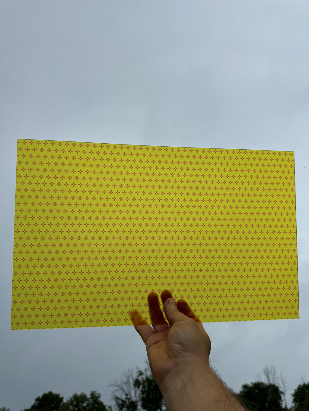 PatternPly® Transparent New Mexico Flag sheet showing the pattern