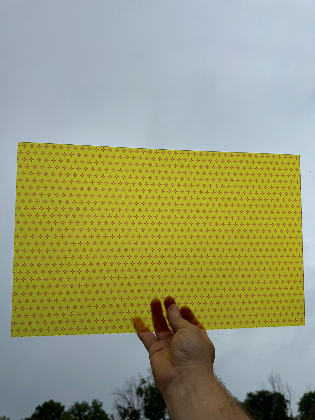 PatternPly® Transparent New Mexico Flag sheet showing the pattern