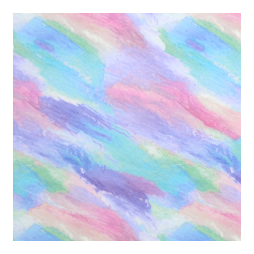 PatternPly® Full Coverage Pastel Watercolor Clouds sheet showing the pattern