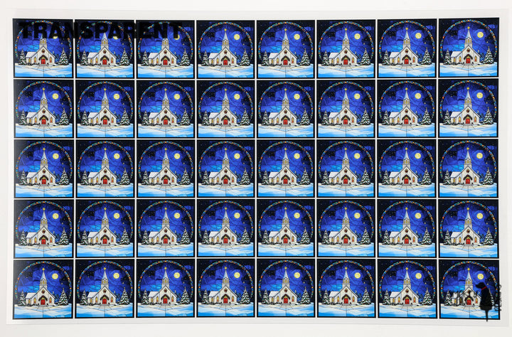 PatternPly® Transparent Christmas Church Extra Small