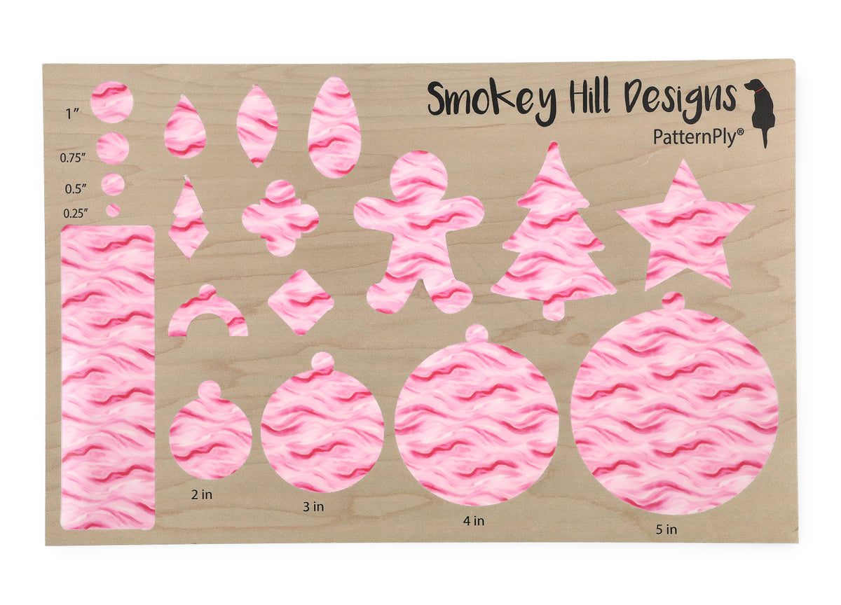 PatternPly® Full Coverage Pink Watercolor Waves MICRO product photo 3