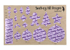 PatternPly® Full Coverage Purple Watercolor Waves MICRO product photo 3