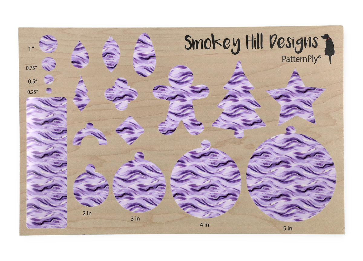 PatternPly® Full Coverage Purple Watercolor Waves MICRO product photo 3
