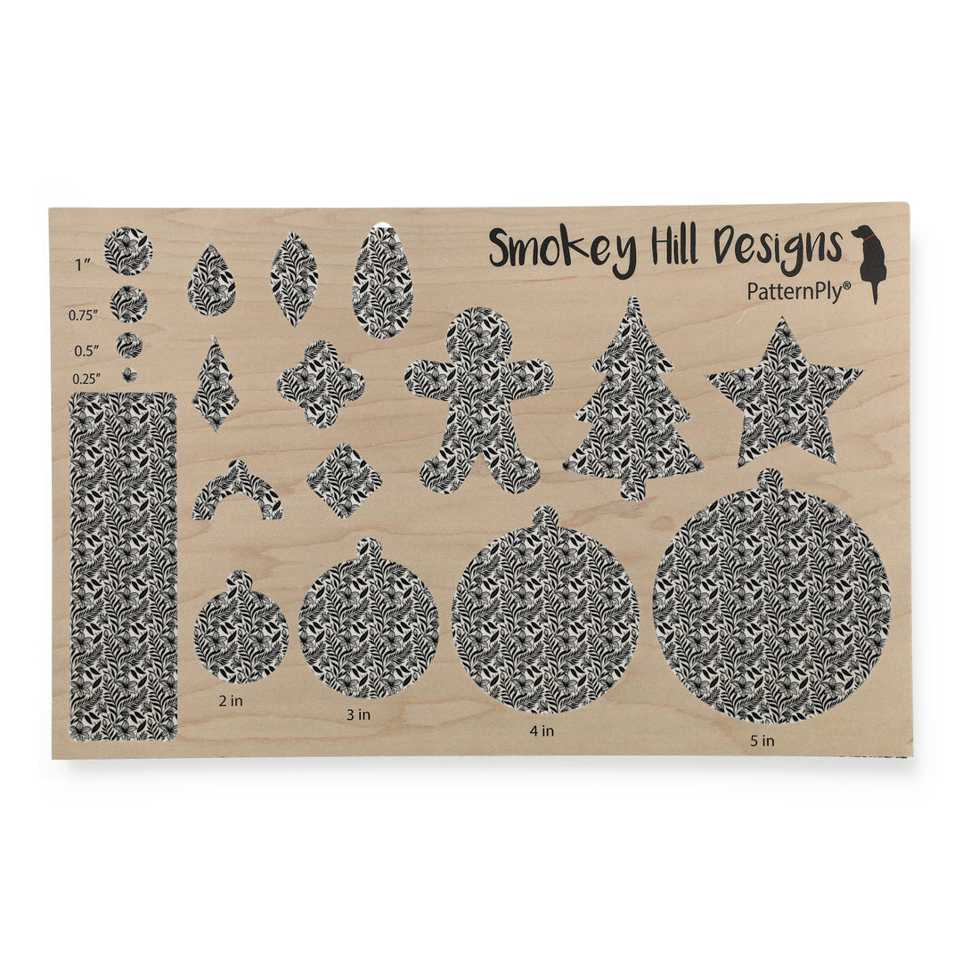 PatternPly® Full Coverage Black Stillflora MICRO