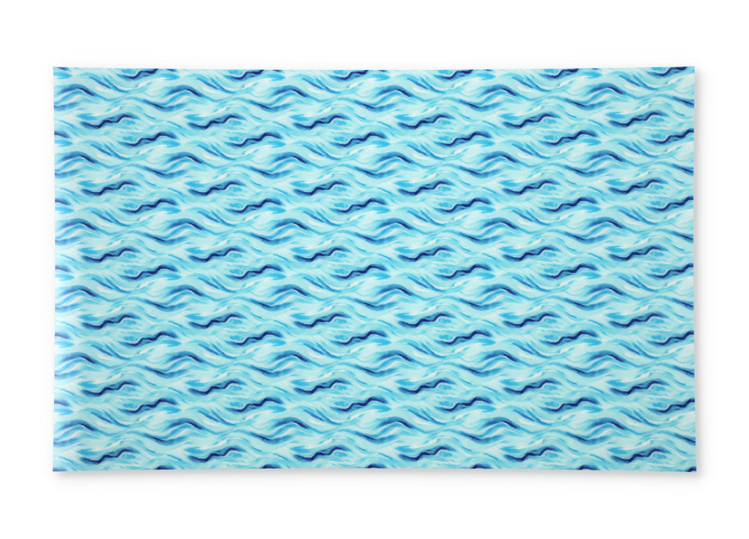 PatternPly® Full Coverage Blue Watercolor Waves MICRO