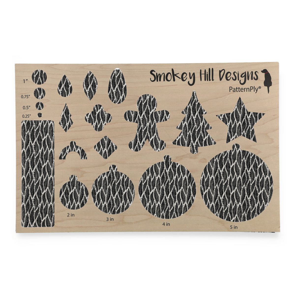 PatternPly® Full Coverage Black Drifting Ferns product photo 3