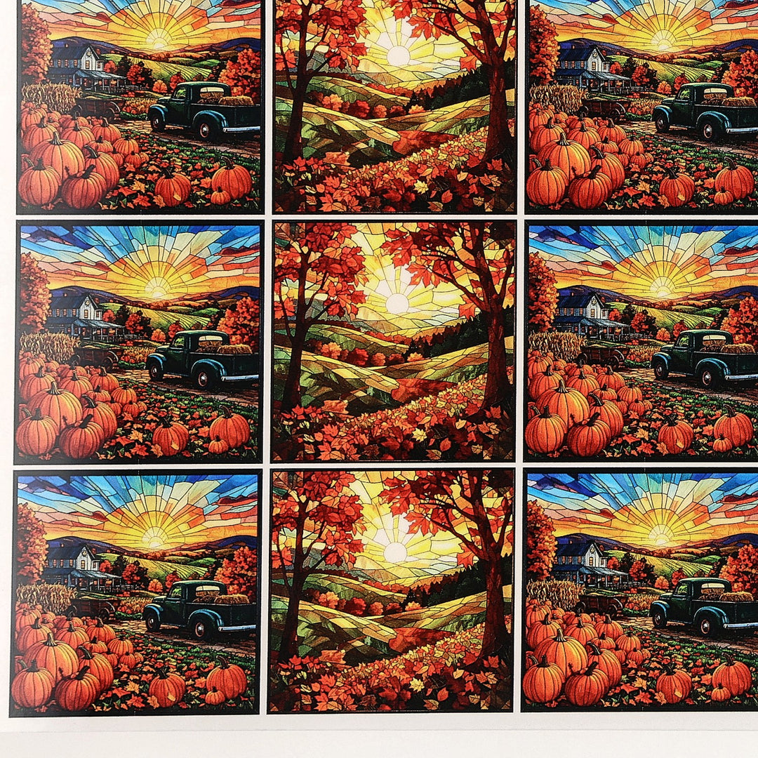 PatternPly® Transparent Autumn Hills Extra Small